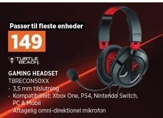Power Turtle beach gaming headset tilbud