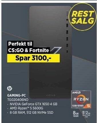 Power Hp gaming-pc tilbud