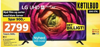 Power Lg 43 4k led smart tv tilbud
