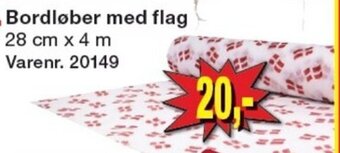 Harald Nyborg Bordløber med flag tilbud