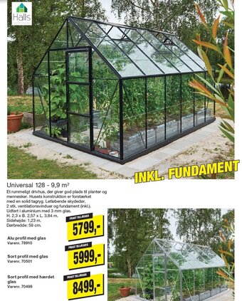 Harald Nyborg Universal 128 - 9,9 m² tilbud