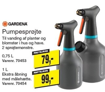 Harald Nyborg GARDENA Pumpesprøjte tilbud