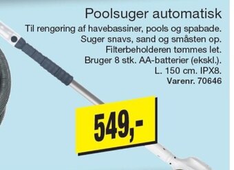 Poolsuger automatisk