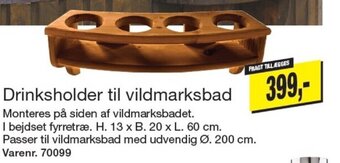 Harald Nyborg Drinksholder til vildmarksbad tilbud