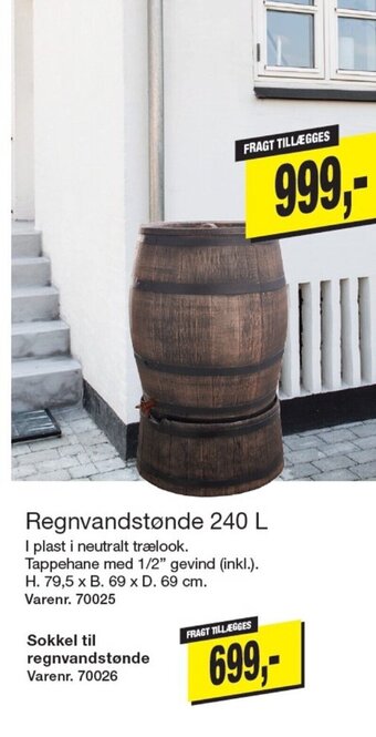 Harald Nyborg Regnvandstønde 240 L tilbud