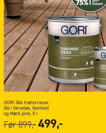 Johannes Fog Gori 306 træterrasse tilbud