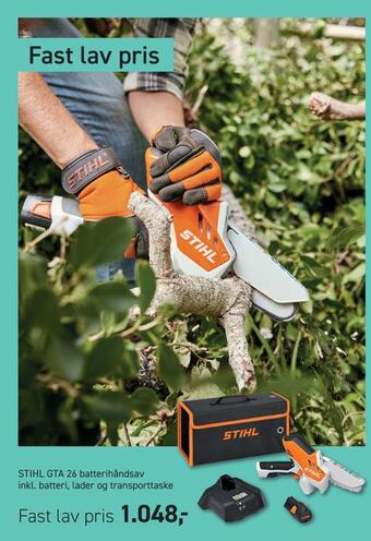 Johannes Fog Stihl gta 26 batterihåndsav tilbud