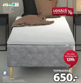 JYSK DREAMZONEⓇ GOLD T20 TOPMADRAS tilbud