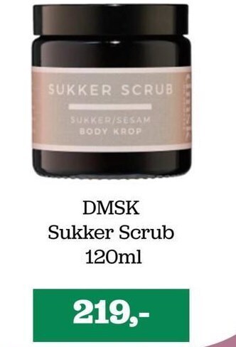 Dmsk sukker scrub