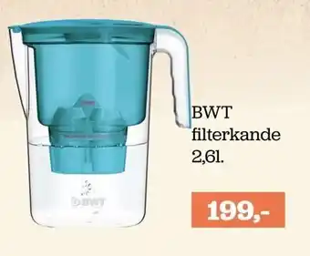 Bwt filterkande 2,6l