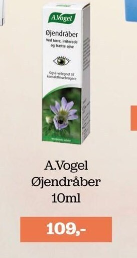 A.vogel øjendråber 10 ml