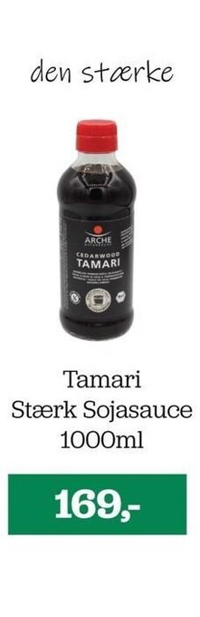 Tamari stærk sojasauce 1000ml