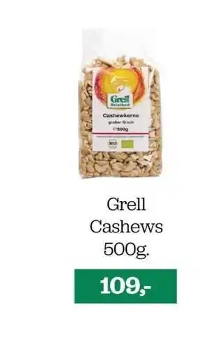 Helsemin Grell cashew 500g tilbud