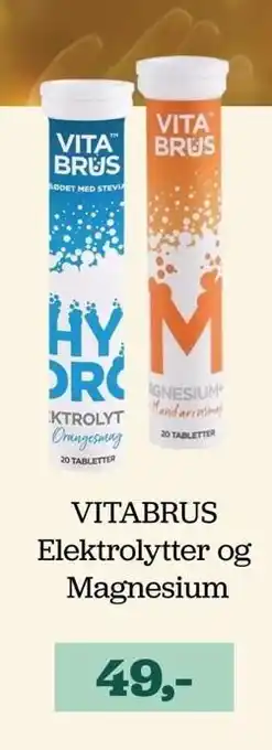 Vitabrus elektrolytter og magnesium
