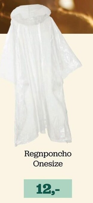 Regnponcho onesize