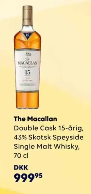 Scandlines Double cask 15 yo whisky tilbud