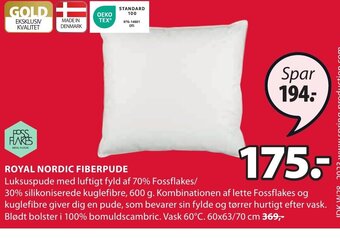 JYSK ROYAL NORDIC FIBERPUDE tilbud