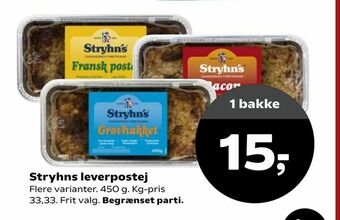 Dagli'Brugsen Stryhns leverpostej tilbud