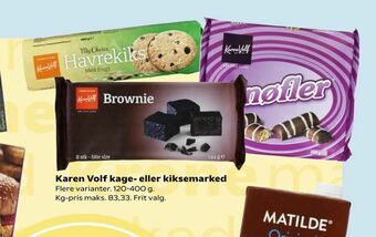 Dagli'Brugsen Karen Volf kage- eller kiksemarked tilbud