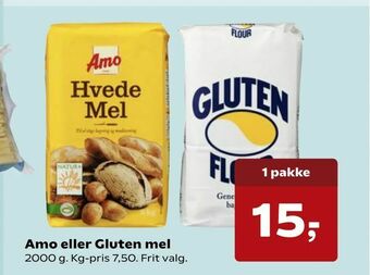 Dagli'Brugsen Amo eller Gluten mel tilbud