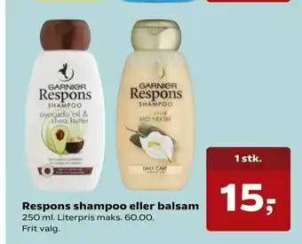 Dagli'Brugsen Respons shampoo eller balsam tilbud