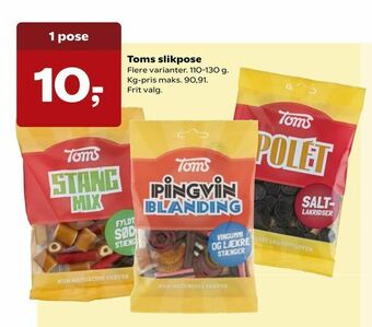 Dagli'Brugsen Toms slikpose tilbud