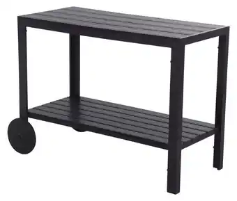 jem & fix Serveringsvogn havanna 90 x 45 x 74 cm sort - sunlife tilbud