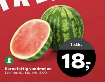 Kvickly Kernefattig vandmelon tilbud