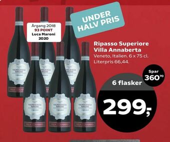 Kvickly Ripasso Superiore Villa Annaberta tilbud
