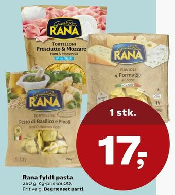 Rana fyldt pasta