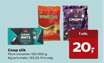 Kvickly Coop slik tilbud