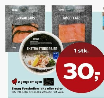 Kvickly Smag Forskellen laks eller rejer tilbud