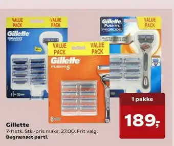 Kvickly Gillette tilbud