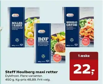Kvickly Steff Houlberg maxi retter tilbud