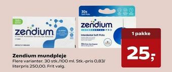 Kvickly Zendium mundpleje tilbud