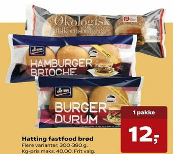 SuperBrugsen Hatting fastfood brød tilbud