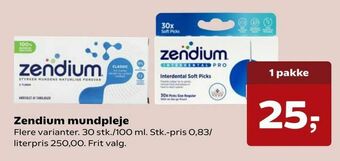 SuperBrugsen Zendium mundpleje tilbud
