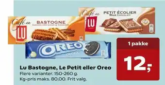 SuperBrugsen Lu Bastogne, Le Petit eller Oreo tilbud