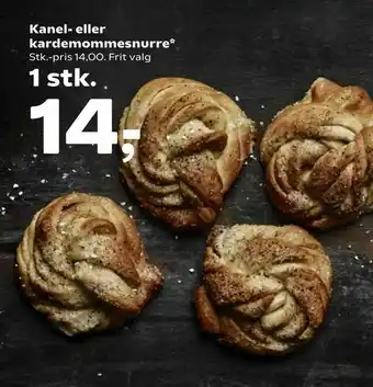 SuperBrugsen Kanel- eller kardemommesnurre tilbud