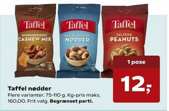Taffel nødder