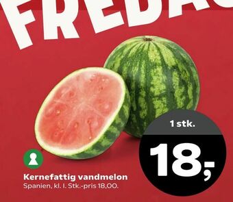 SuperBrugsen Kernefattig vandmelon tilbud