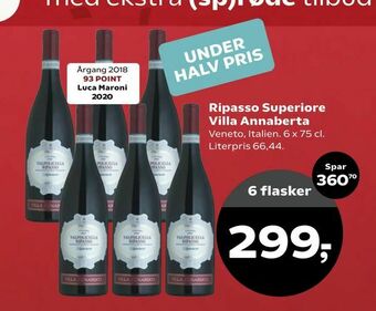 SuperBrugsen Ripasso Superiore Villa Annaberta tilbud