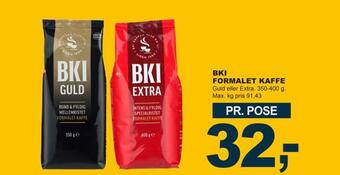 Let-Køb Bki formalet kaffe tilbud