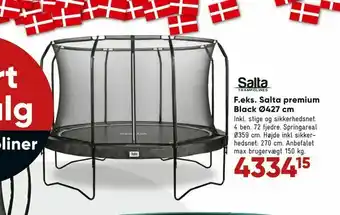 Bilka Salta premium Black Ø427 cm tilbud