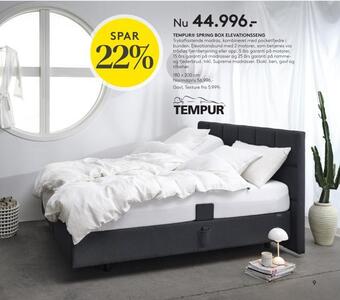 SENG Tempur® spring box elevationsseng tilbud
