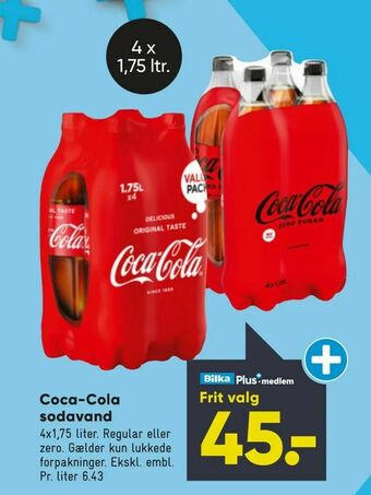 Bilka Coca-Cola sodavand tilbud