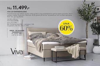 SENG Viva lux kontinentalseng tilbud