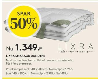 SENG Lixra smaragd dundyne tilbud