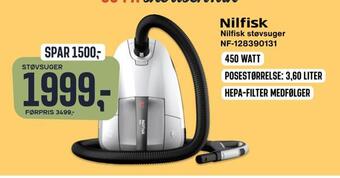 Skousen Nilfisk støvsuger nf-128390131 tilbud
