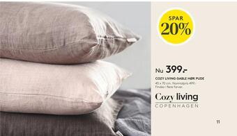 Cozy living gable hør pude